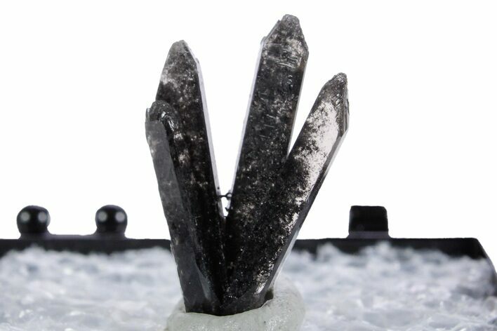 Vitreous Black Topaz Crystal Cluster - Utah #347137